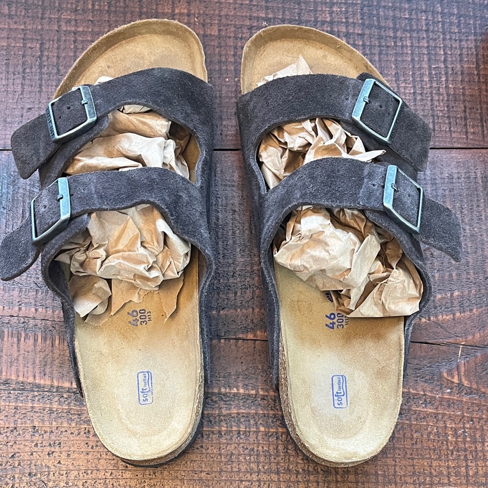Birkenstock Brown Suede Arizona size 46